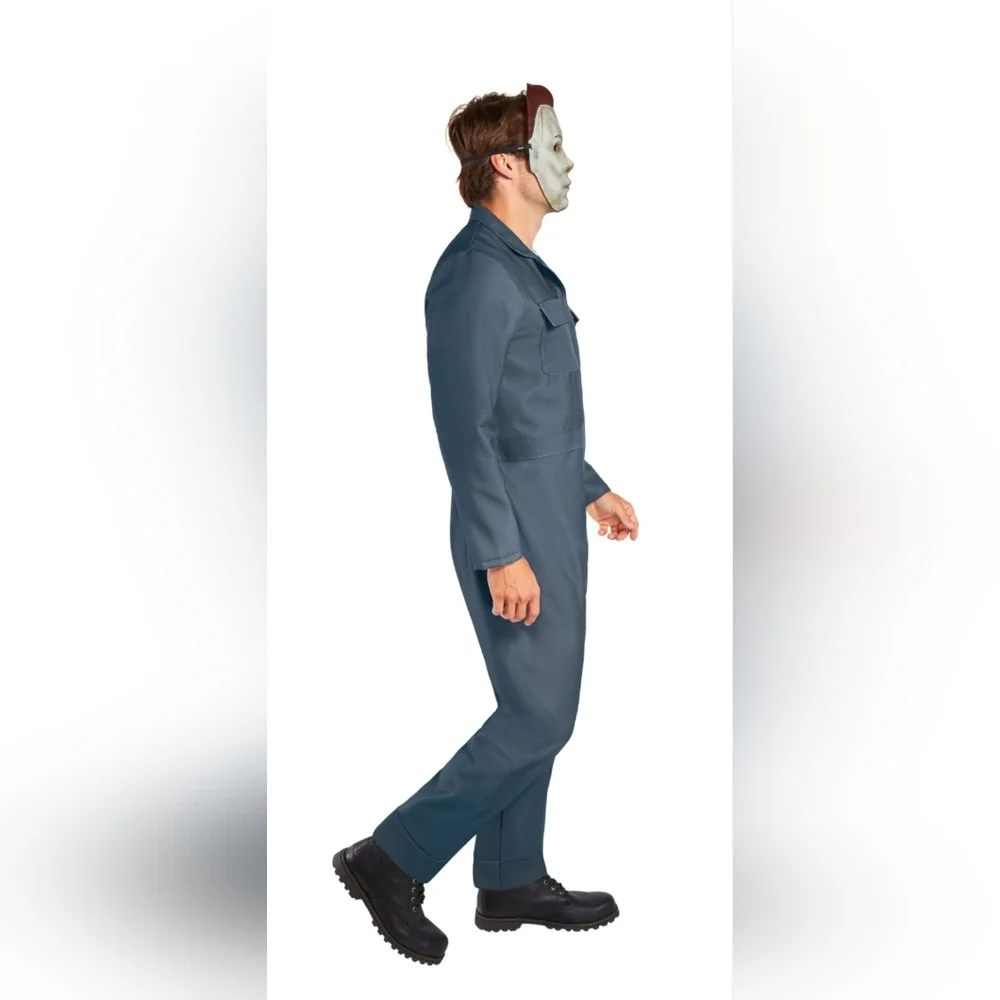 Halloween II Michael Myers 2 Piece Costume And Mask Mens Size Medium NWOT